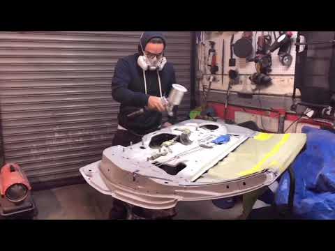 90 CRX Si Doors get Painted & Some more Primer Part 3