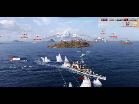 Austin 1vs5! Targeted by 5 Ships - Popped Reload Booster to Sink Worcester!