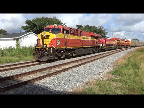 Two freight trains - FEC 121-20 - FEC 109-21 - 11/21/20
