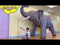GIANT ELEPHANT Prank! Skyheart animals for kids toys safari pretend play