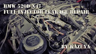 BMW E60 520D N47 Fuel Injectors leakage repair