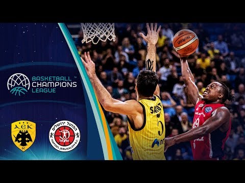 AEK v Hapoel Jerusalem - Full Game - Basketball Champions League 2018-19