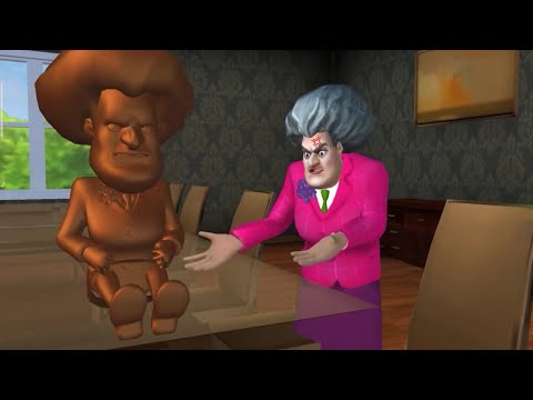 SCARY TEACHER 3D🗿🍫🗿FİND A WAY TO DESTROY MİSS T'S CHOCOLATE STATUE🗿🍫EASTER DİSASTER🗿#2#