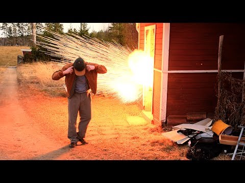 Sölve slänger sopor