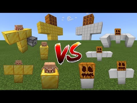 All Iron Golems vs All Piglins