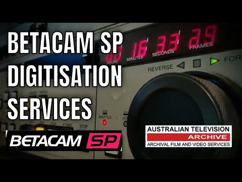 Betacam SP Videotape Digitisation Services - Australian Television Archive