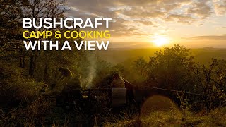 Bushcraft-Lager mit Aussicht in der Hocheifel | Overnighter mit Steak & Bohnenpfanne 🔥🥩🍳