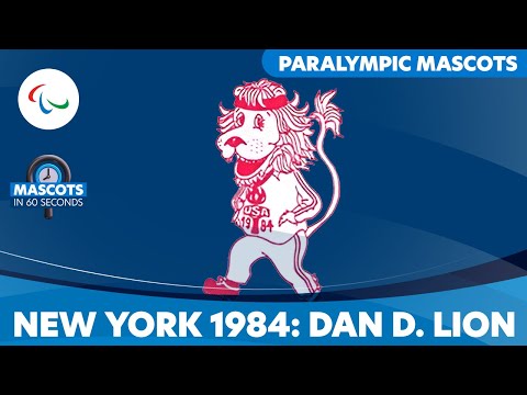 ⏱️⚡Dan D. Lion In 60 Seconds – The New York 1984 Paralympic Mascot #MascotsIn60Seconds