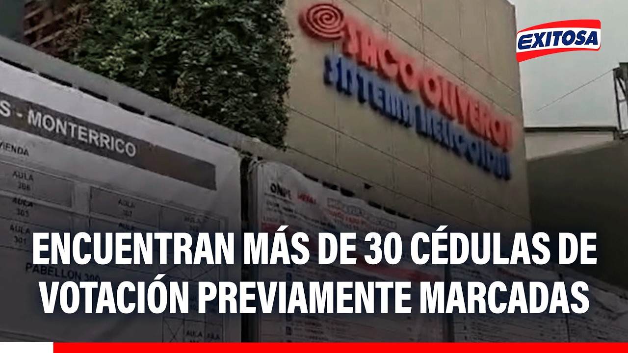 🔴🔵 Encuentran más de 30 cédulas de votación previamente marcadas en un colegio