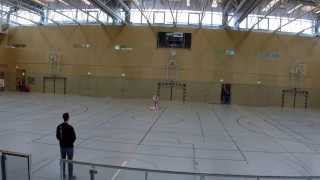 preview picture of video 'Indoorfliegen in der Steyr Stadthalle 16.02.2014'