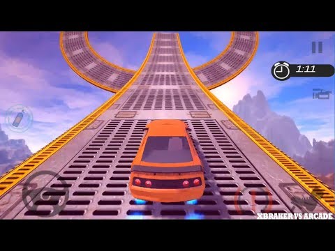 Impossible GT Stunts Car Racing Game 2019: New Car Unlocked Orange GT Car Driving - Android GamePlay