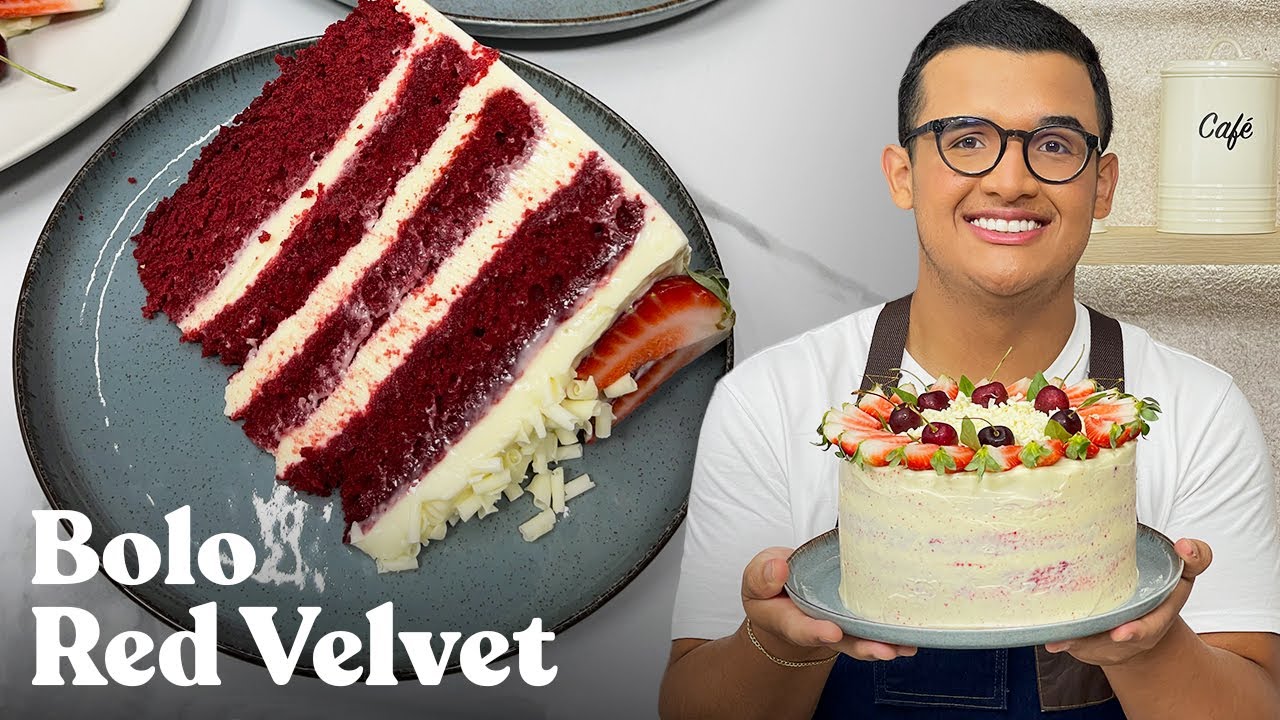 Nunca mais erre BOLO RED VELVET com recheio perfeito de cream cheese 😱 | Igor Rocha