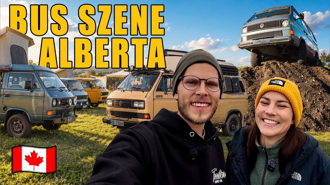 So sieht ein VW Bus Treffen in KANADA aus! 🇨🇦🚐 | #70