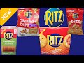 Ritz Zesty Herb Fresh Stacks Roasted Garlic Toasted Chips Hot Honey Spicy Queso Review