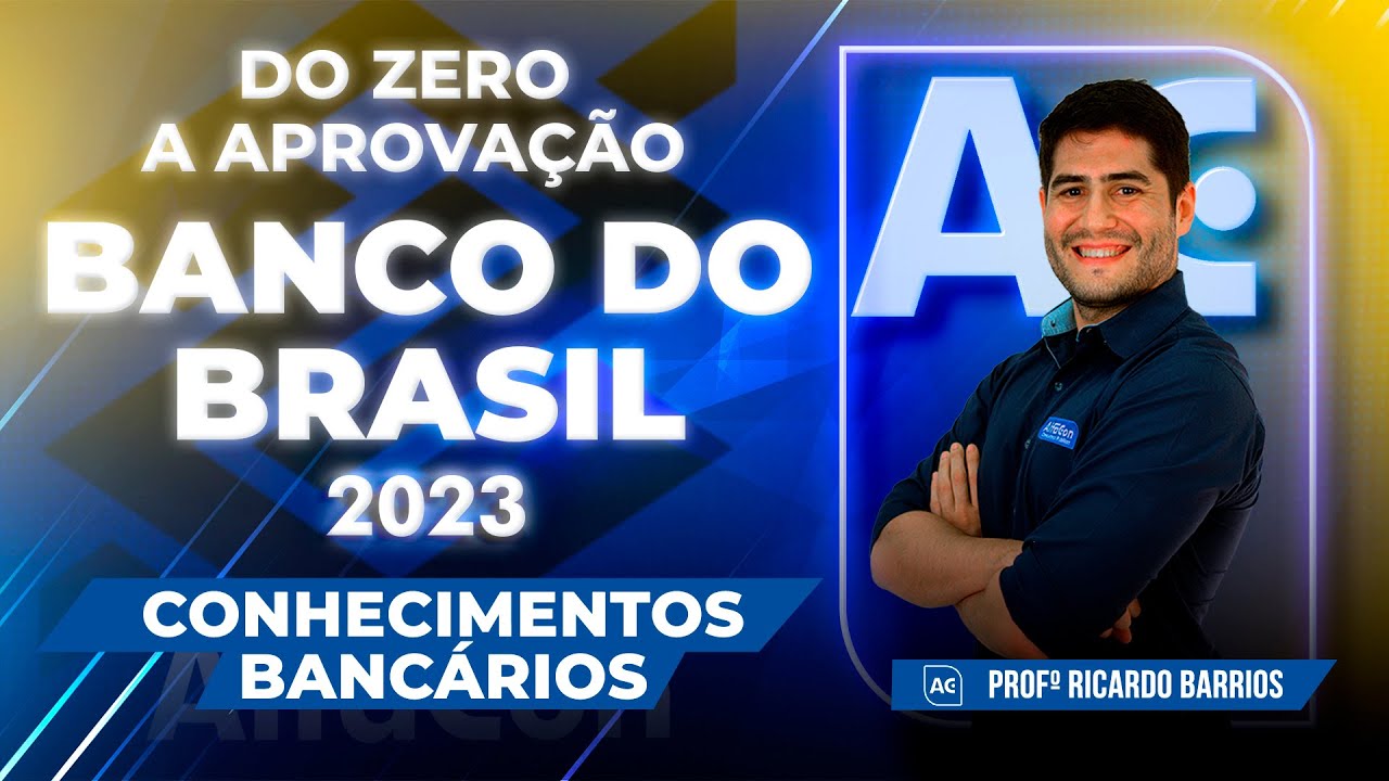 Concurso Banco do Brasil 2023 - Curso Completo de Conhecimentos Bancários - AlfaCon