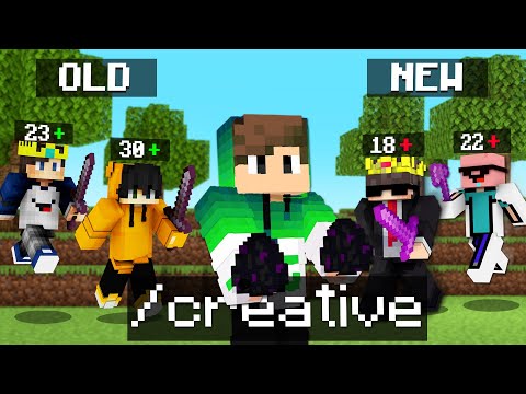 How I Snuck into a 'OLD vs NEW' Minecraft Server!
