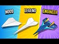 How To Make The BEST Paper Airplane At Each Level Easy Intermediate Advanced Ep 2