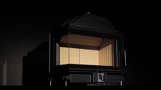 Каминная топка A.Caminetti CRYSTAL 70 Open Side