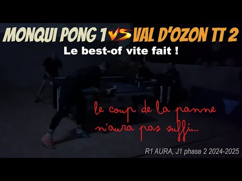 [Best Of] Monqui Pong 1 VS TT Val d'Ozon 2 (18/01/25)