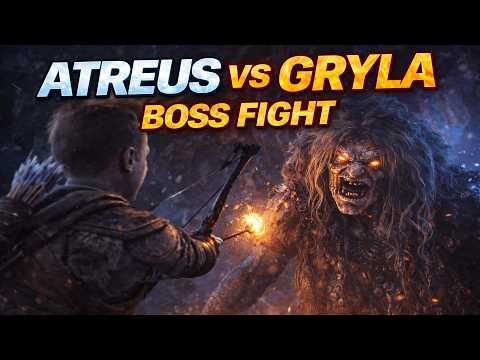 Atreus vs Gryla – Boss Fight Gameplay | GMGOW | No Commentary