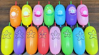 Funny Balloon Characters Slime: Mesmerizing Green Pigment Mixing #58