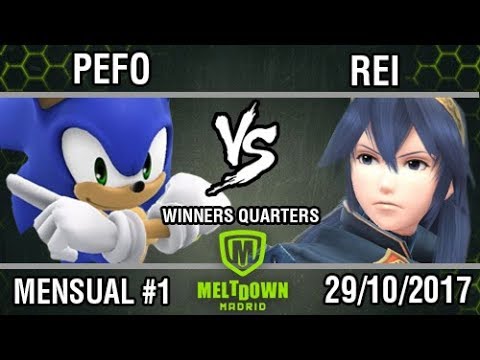 [Meltdown Smash #1] Pefo (Sonic) vs REI (Lucina) SSB4 Winners Quarters
