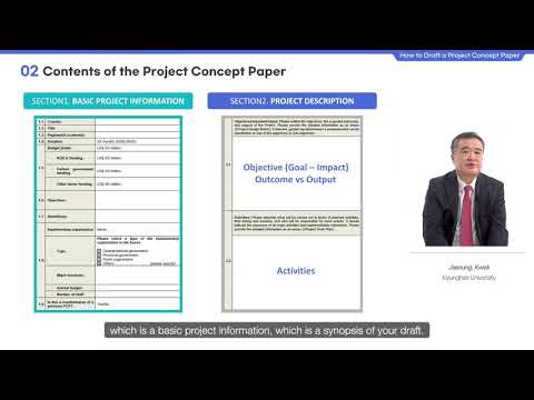 [Digital Gov't and Smart City for Resilience] How to Draft a Project Concept Paper