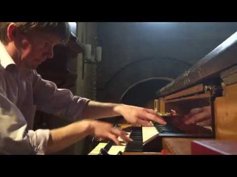 Organist Closeup at a Cavaillé-Coll pipe organ - Free Improvisation by Frederik Magle (excerpt)