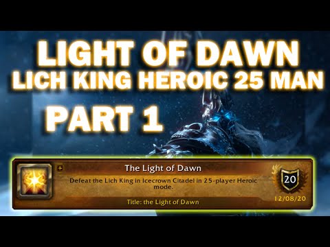 Heroic Lich King 25 man Guide Part 1 - Warmane: Icecrown