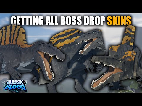 Jurassic Blocky Getting NEW Boss Drop Rebirth Spinosaurus Skins