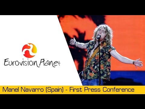 Manel Navarro (Spain) - First Press Conference  - Eurovision 2017