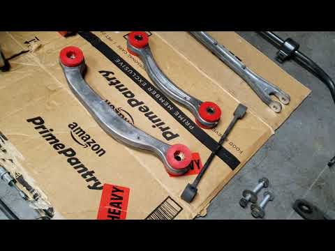 How to change rear control arm bushings and subframe bushings 06 Dodge Magnum Charger part 3