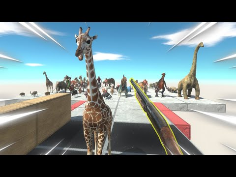 Who can run faster than my gun? - Animal Revolt Battle Simulator