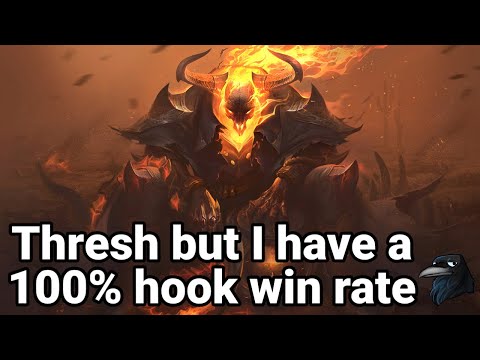 Thresh but I have a 100% hook win rate: League of Legends