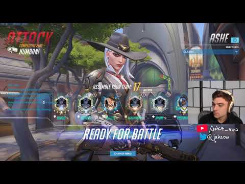 JAKE IS BACK AND DOMINATING AS ASHE! 45 ELIMS! [ OVERWATCH SEASON 22 TOP 500 ]