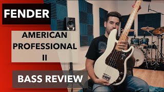 Video thumbnail for Fender American Professional II Precision Bass Review by Tiago Mourão
