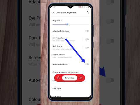 how to enable auto rotate screen in Vivo | auto rotate screen setting 2025 #screen #viral