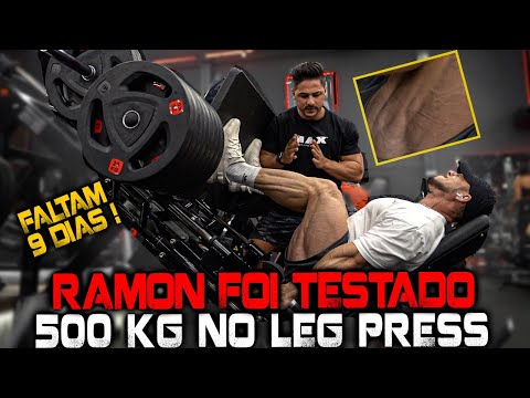 RAMON WAS TESTED 9 DAYS AGO AT ARNOLD OHIO - 500KG ON LEG PERS !!!