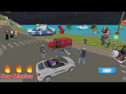 Rope Hero Mafia City Wars (All Missions Complete Part 09) Raid - Most Wanted - Android Gameplay HD