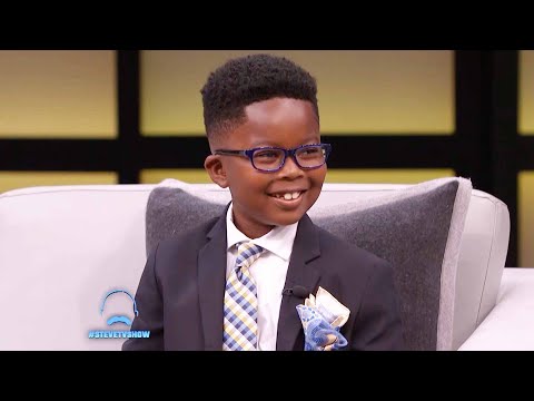 Genius  8-Year-Old Author Schools Steve Harvey! ??