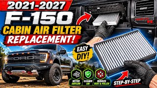 2021–2027 Ford F-150 Cabin Air Filter Replacement | Easy DIY
