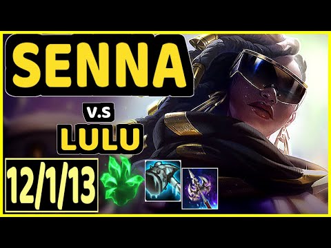 HOLYPHOENIX (SENNA) vs LULU - 12/1/13 KDA BOTTOM SUPPORT GAMEPLAY - EUW Ranked GRANDMASTER