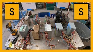 Ewaste Scrapping - Make the Most Money on Computer Power Supplies