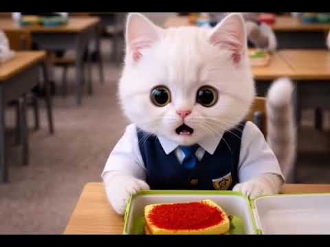 He was poor, bullied, and left cryinBut he didn’t give up With hard work patience the white cat baby