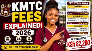 KMTC Fees Explained 2026 | Full Fee Structure for First, Second & Third Year Stu
