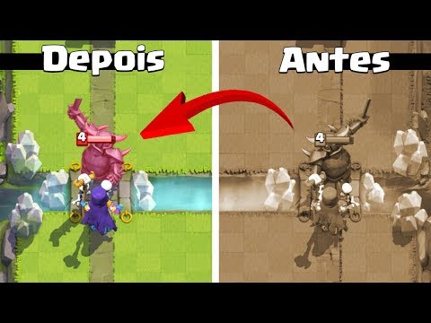 ANTES e DEPOIS da AtualizacÌ§aÌƒo de Balanceamento do Clash Royale de 02/07/2018