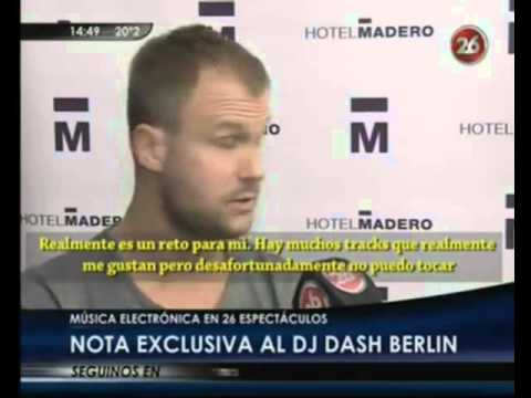 Dash Berlin - Entrevista en Buenos Aires 12.09.2015