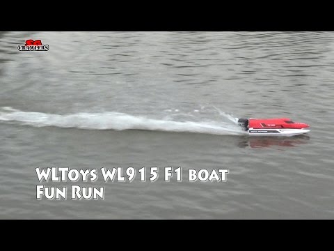 WLtoys WL915 2.4G Speedy F1 Racing Boat Water Cooling System Anti-capsizing RC Boat fun boating