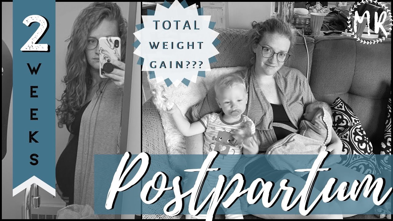 2 Week Postpartum Update | Total Weight Gain | What my Belly Looks Like Now...