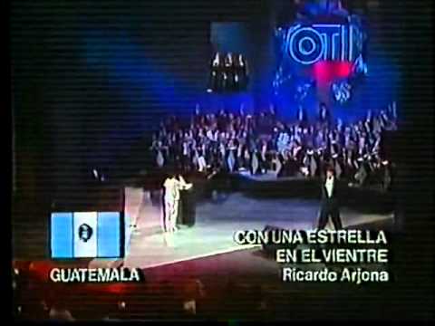 Ricardo Arjona OTI 88 Guatemala  Una estrella en el vientre